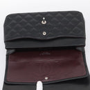 CHANEL Big Matelasse30 Chain Bag Lamb Skin Black Silver CC Auth 213916SAM-18