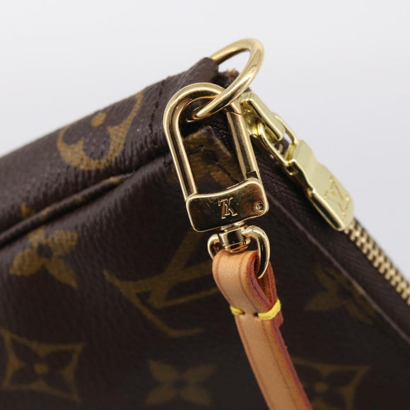 LOUIS VUITTON Monogram Pochette Accessoires Pouch M51980 LV Auth 213924V