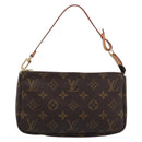 LOUIS VUITTON Monogram Pochette Accessoires Pouch M51980 LV Auth 213924V-2