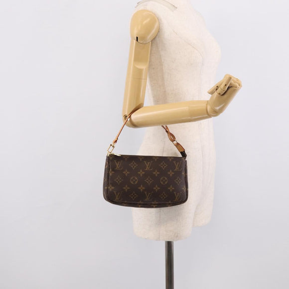 LOUIS VUITTON Monogram Pochette Accessoires Pouch M51980 LV Auth 213924V