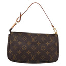 LOUIS VUITTON Monogram Pochette Accessoires Pouch M51980 LV Auth 213924V-3