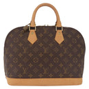 LOUIS VUITTON Monogram Alma Hand Bag M51130 LV Auth 213925V-2