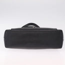 CHANEL Chain Shoulder Tote Bag Caviar Skin Black Gold CC Auth 213926V-10