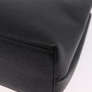 CHANEL Chain Shoulder Tote Bag Caviar Skin Black Gold CC Auth 213926V-14