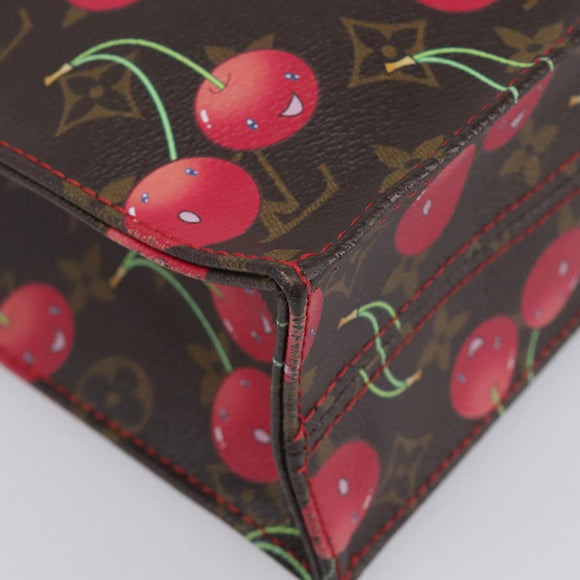 LOUIS VUITTON Monogram Cherry Sac Plat Hand Bag M95010 LV Auth 213928SAV