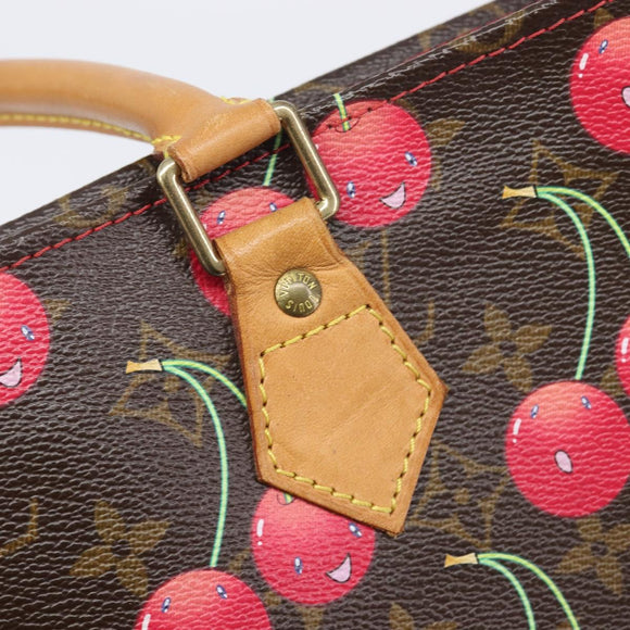 LOUIS VUITTON Monogram Cherry Sac Plat Hand Bag M95010 LV Auth 213928SAV