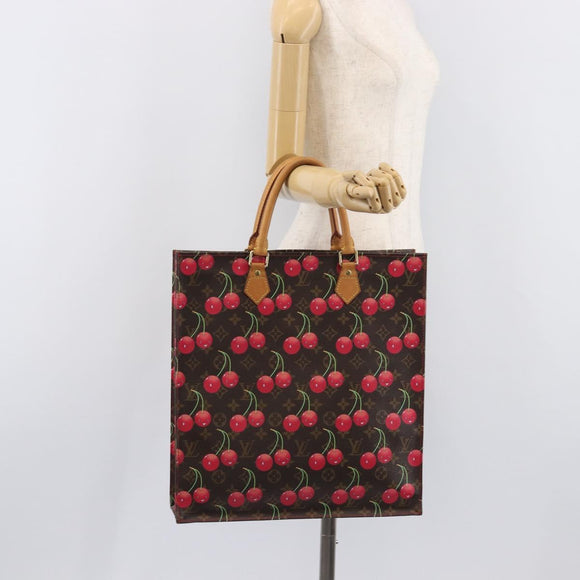 LOUIS VUITTON Monogram Cherry Sac Plat Hand Bag M95010 LV Auth 213928SAV
