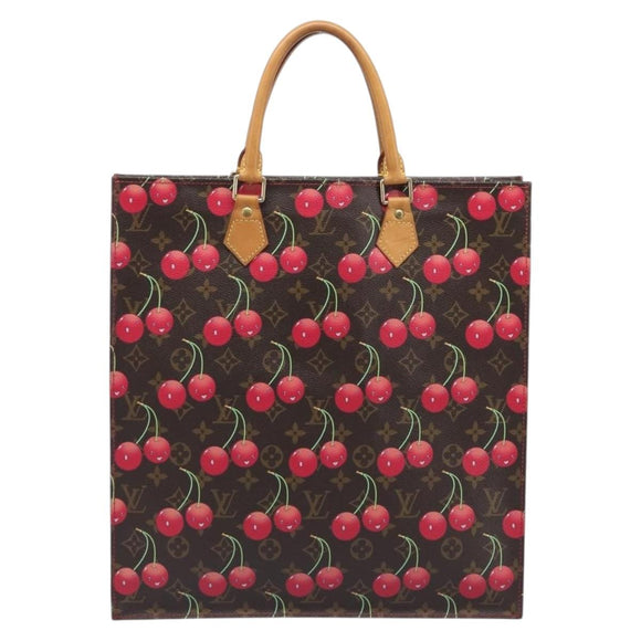 LOUIS VUITTON Monogram Cherry Sac Plat Hand Bag M95010 LV Auth 213928SAV