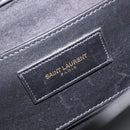 Saint Laurent Chain Kate Shoulder Bag Leather Black Gold Auth 213936M-19