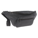 Bottega Veneta INTRECCIATO Body Bag Leather Gray Auth 213950V-1