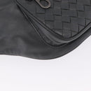 Bottega Veneta INTRECCIATO Body Bag Leather Gray Auth 213950V-12