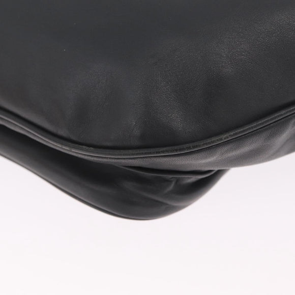 Bottega Veneta INTRECCIATO Body Bag Leather Gray Auth 213950V