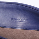 Bottega Veneta INTRECCIATO Chain Shoulder Bag Leather Purple Silver Auth 213952V-17