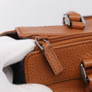 GUCCI Abbey Tote Bag Leather Brown Silver 341491 Auth 213957V-15