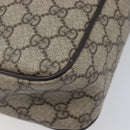 GUCCI GG Supreme Shoulder Bag PVC Beige Gold 201448 Auth 213958V-10