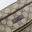 GUCCI GG Supreme Shoulder Bag PVC Beige Gold 201448 Auth 213958V-14