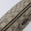 GUCCI GG Supreme Shoulder Bag PVC Beige Gold 201448 Auth 213958V-16