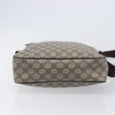 GUCCI GG Supreme Shoulder Bag PVC Beige Gold 201448 Auth 213958V-9