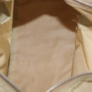 PRADA Hand Bag Nylon Beige Silver Auth 213961A-17