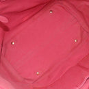 BURBERRY Nova Check Tote Bag PVC Beige Gold Auth 213963V-16
