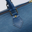 LOUIS VUITTON Epi Speedy 30 Hand Bag Toledo Blue M43005 LV Auth 213968V-15