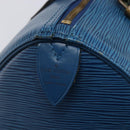LOUIS VUITTON Epi Speedy 30 Hand Bag Toledo Blue M43005 LV Auth 213968V-16