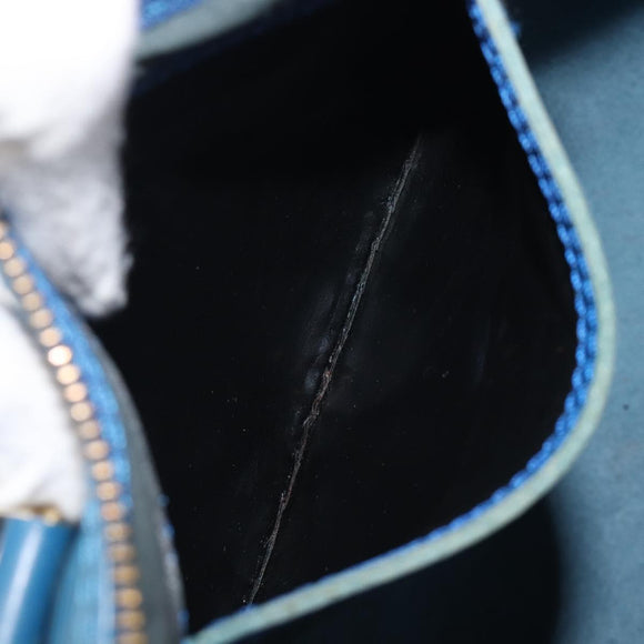 LOUIS VUITTON Epi Speedy 30 Hand Bag Toledo Blue M43005 LV Auth 213968V