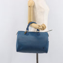 LOUIS VUITTON Epi Speedy 30 Hand Bag Toledo Blue M43005 LV Auth 213968V-23