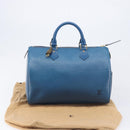 LOUIS VUITTON Epi Speedy 30 Hand Bag Toledo Blue M43005 LV Auth 213968V-24