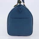 LOUIS VUITTON Epi Speedy 30 Hand Bag Toledo Blue M43005 LV Auth 213968V-5