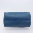 LOUIS VUITTON Epi Speedy 30 Hand Bag Toledo Blue M43005 LV Auth 213968V-9