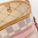 LOUIS VUITTON Damier Azur Summer Trunk Neverfull MM Bag N41065 LV Auth 213971SAV-17