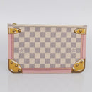 LOUIS VUITTON Damier Azur Summer Trunk Neverfull MM Bag N41065 LV Auth 213971SAV-26