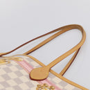 LOUIS VUITTON Damier Azur Summer Trunk Neverfull MM Bag N41065 LV Auth 213971SAV-8