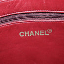 CHANEL Chain Shoulder Bag Lamb Skin Black Gold CC Auth 213976V-17