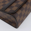 LOUIS VUITTON Damier Ebene Tribeca Ron Shoulder Bag N51160 LV Auth 213988V-11