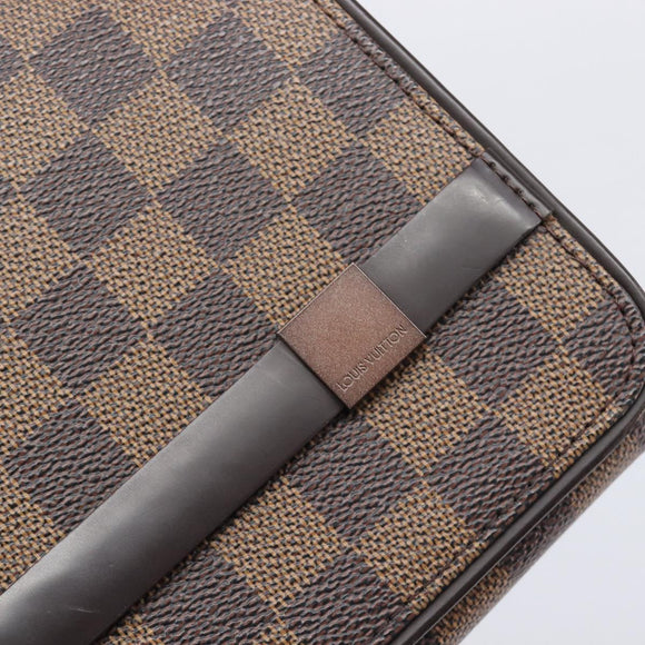 LOUIS VUITTON Damier Ebene Tribeca Ron Shoulder Bag N51160 LV Auth 213988V