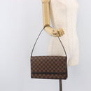 LOUIS VUITTON Damier Ebene Tribeca Ron Shoulder Bag N51160 LV Auth 213988V-24