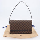 LOUIS VUITTON Damier Ebene Tribeca Ron Shoulder Bag N51160 LV Auth 213988V-25