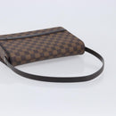 LOUIS VUITTON Damier Ebene Tribeca Ron Shoulder Bag N51160 LV Auth 213988V-7
