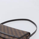 LOUIS VUITTON Damier Ebene Tribeca Ron Shoulder Bag N51160 LV Auth 213988V-8