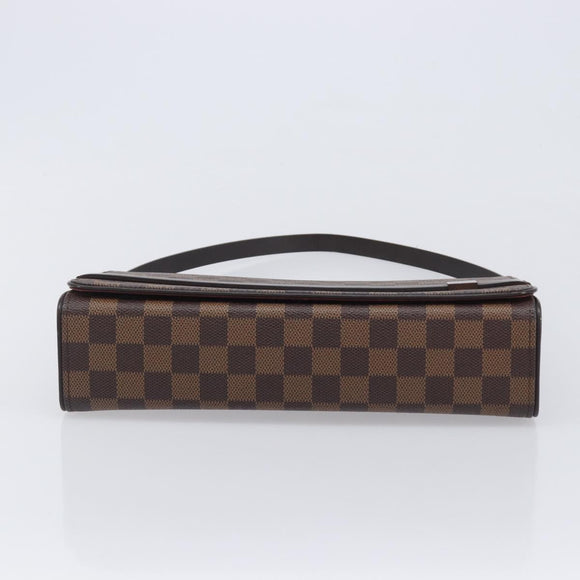 LOUIS VUITTON Damier Ebene Tribeca Ron Shoulder Bag N51160 LV Auth 213988V