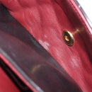 CHANEL Matelasse 25 Double Flap Chain Bag Lamb Skin Black Gold CC Auth 213989SAM-27