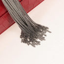 Saint Laurent Kate Chain Bag Calf leather Embossed Red Auth 213998M-16