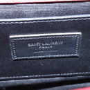 Saint Laurent Kate Chain Bag Calf leather Embossed Red Auth 213998M-20