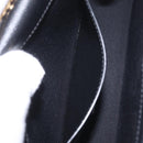 Saint Laurent Chain Kate Shoulder Bag Leather Black Gold Auth 213999M-24