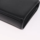 Saint Laurent Chain Kate Shoulder Bag Leather Black Gold Auth 214001M-13