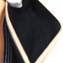 Saint Laurent Chain Shoulder Bag Leather Embossed Gold Auth 214003M-23