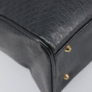 Christian Dior Trotter Canvas Maris Pearl Bag Leather Gray Gold Auth 214009V-11