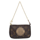 LOUIS VUITTON Mini Pochette Accessoires Pouch T&B M60153 LV Auth 214019V-2